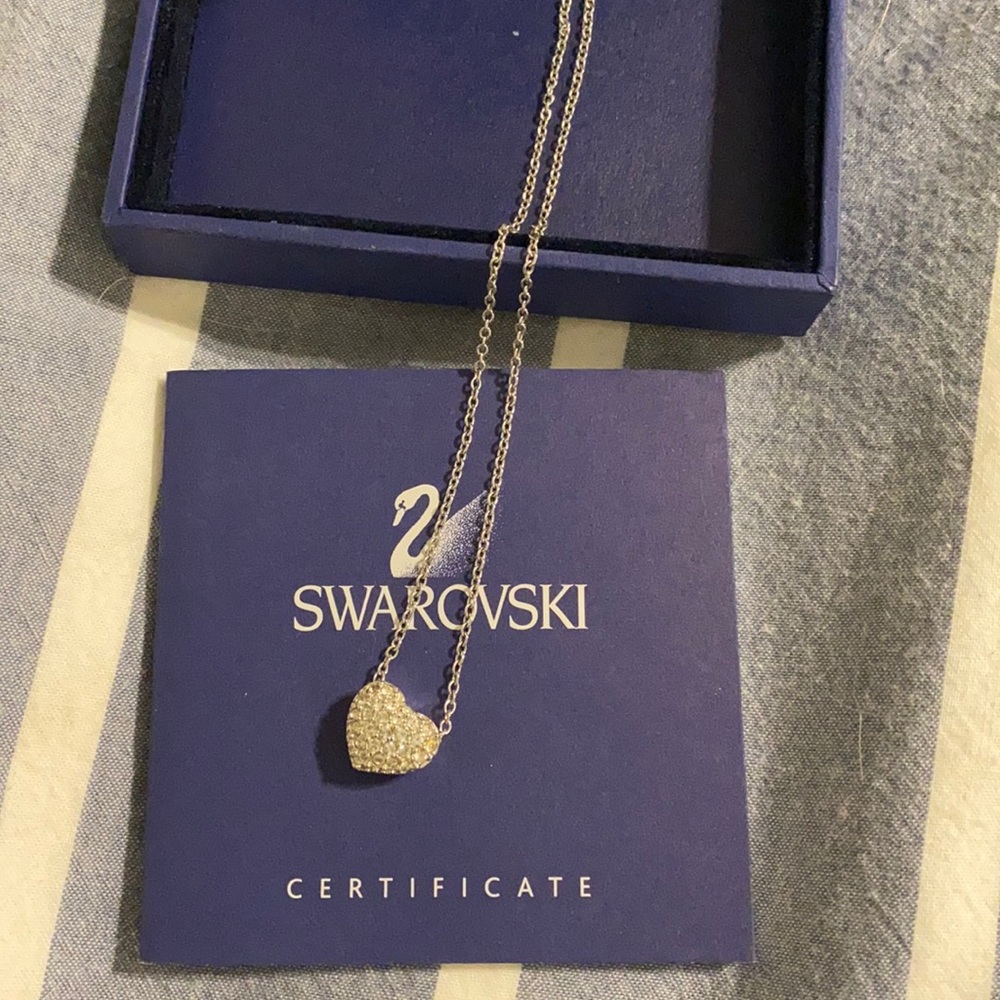 Swarovski heart necklace